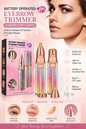 Hair remover Rechargeable Facial Hair Removal Machine For Women Painless Epilator Trimmer for Women/Girls, 2 in 1 Facial Razor Painless Eyebrow Removal Shaver